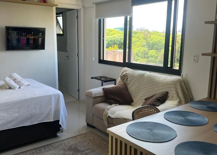 The Park- No Coracao De Poa Apartment *